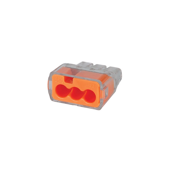 Ideal In-Sure® 3 Port Push In Connectors Pack of 100