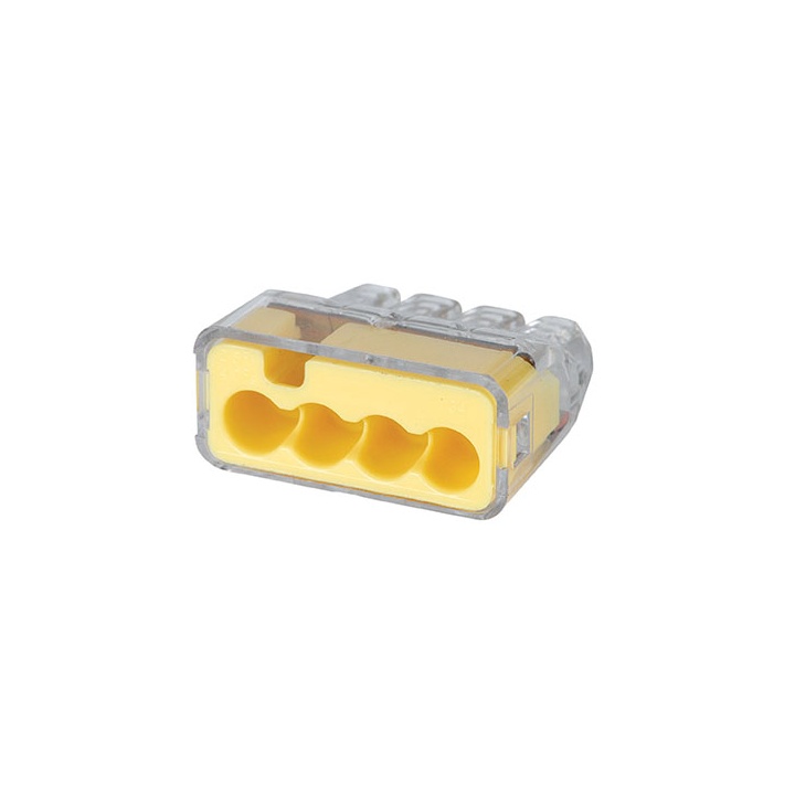 Ideal In-Sure® 4 Port Push In Connectors Pack of 100