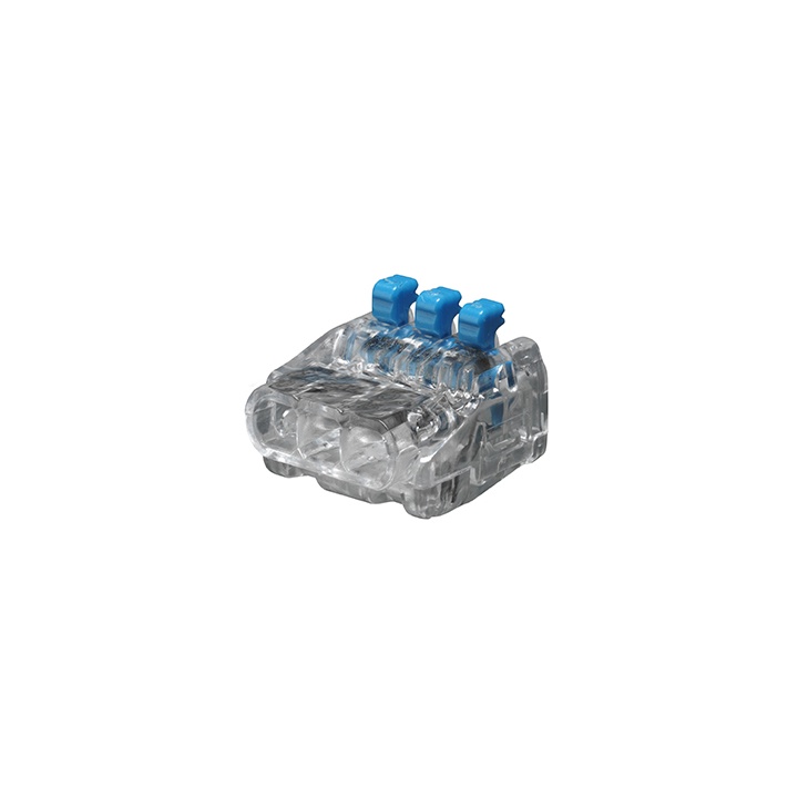 Ideal In-Sure® 3 Port Lever Wire Connectors Pk 40