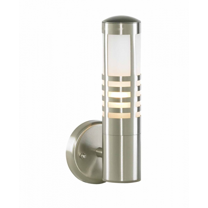 Zinc Delta Panel Slat Wall Light Stainless Steel IP44