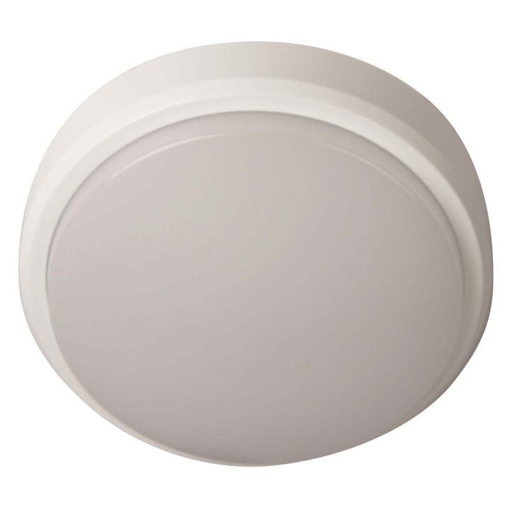 Robus Ohio IP54 LED Curcular Bulkhead 4000k With White And Black Trim