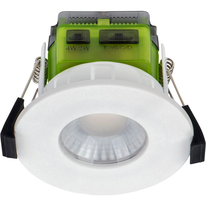 Luceco F Type MK2 Flat Fire Rated Downlight 2/3/4/6000k 4/6W Selectable