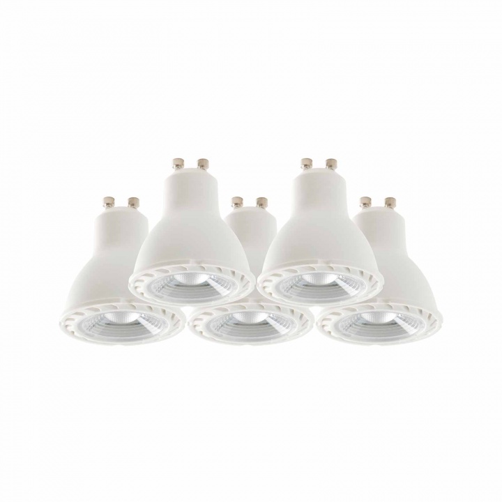 Luceco LED GU10 Lamps 5W Warm White Dimmable Pk 5