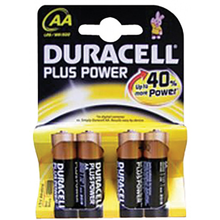 Duracell Plus AA Batteries Pk 4