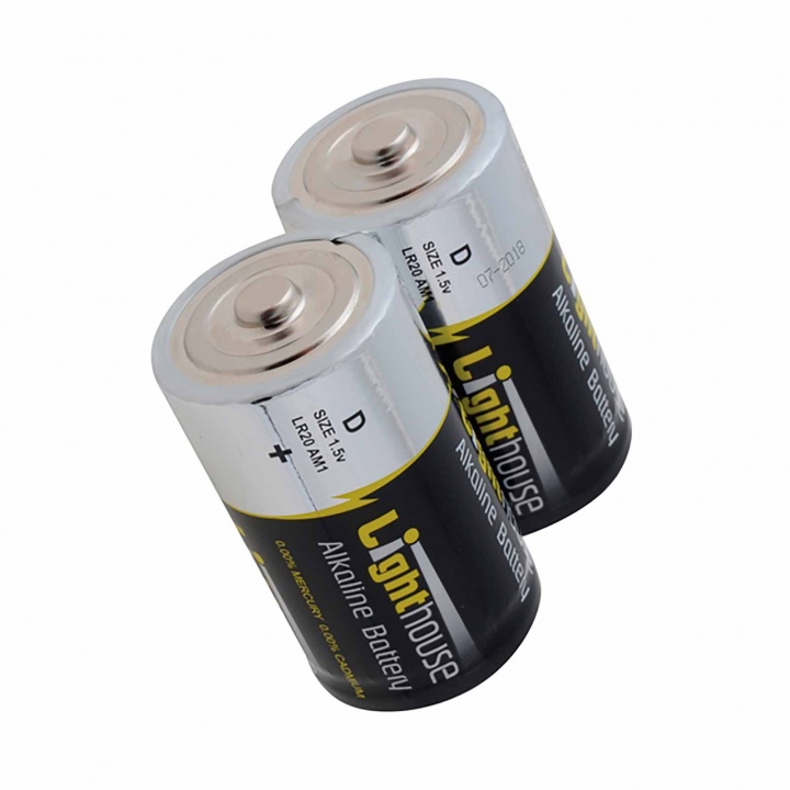 Lighthouse D Batteries Pk 2