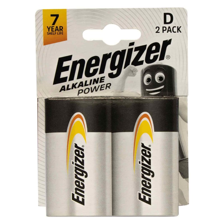 Energizer Alkaline Power D E95 BP Batteries Pack of 2