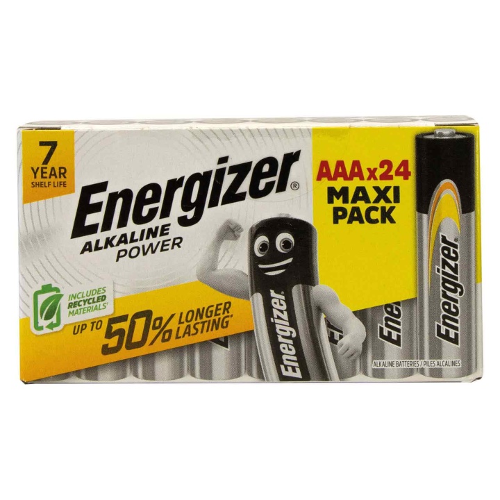 Energizer Alkaline Power AAA Batteries Pack of 24