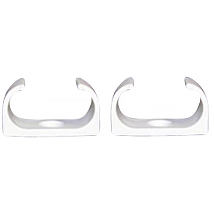 ECO16 Oval Fixing Clips for 16mm Oval Conduit (Pk 2)