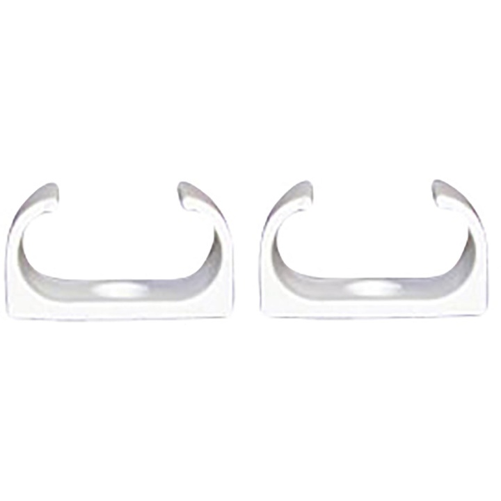 ECO16 Oval Fixing Clips for 16mm Oval Conduit Pack of 2