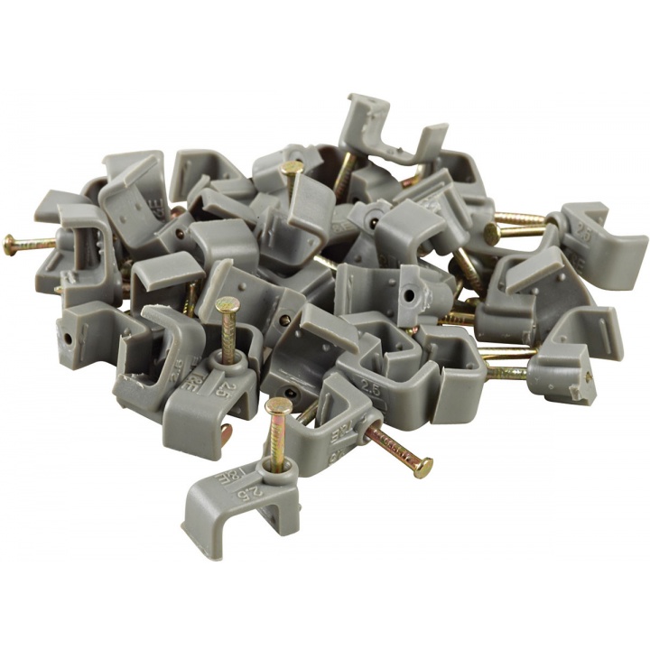 1mm T&E Clips Grey