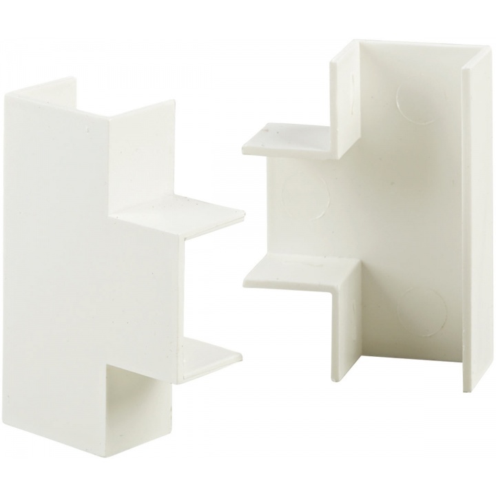 Cable Trunking Flat Tee 16 x 25mm (Pk 2)