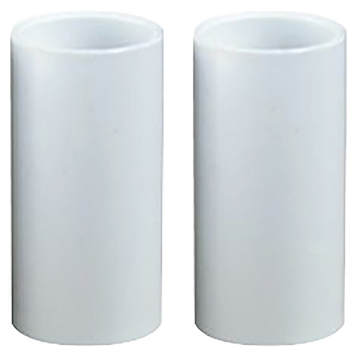 20mm White Conduit Coupler Pack of 2