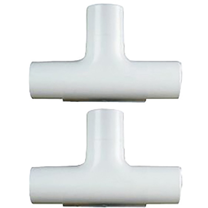 20mm White Conduit Inspection Tee Pack of 2