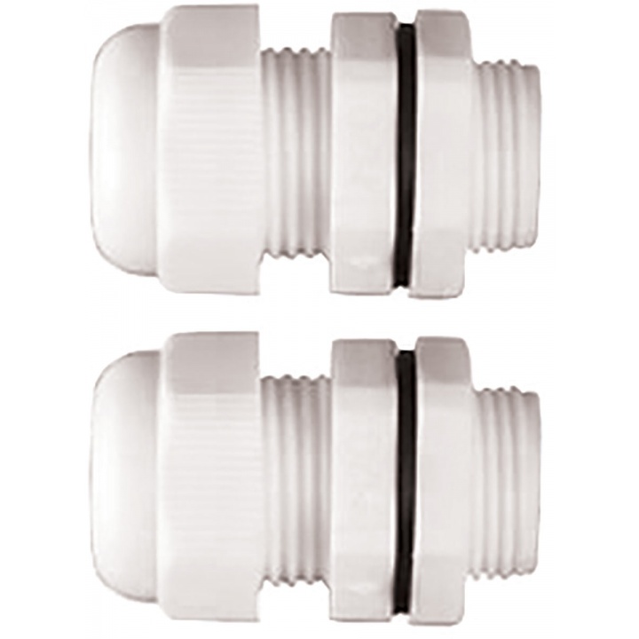 20mm White Conduit Compression Glands (Pk 2)