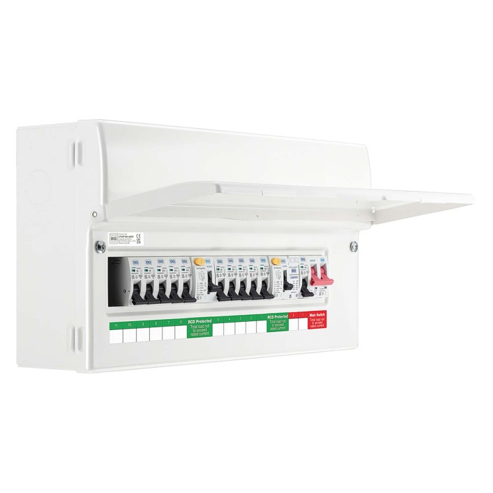 BG Fortress 19 Module 11 Way Consumer Unit With Surge Protection Selco