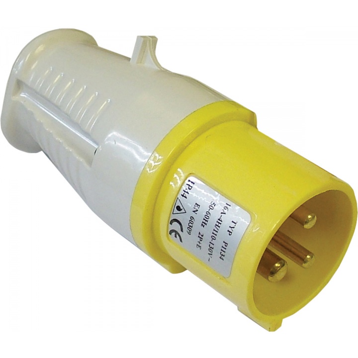 16 Amp 110V Yellow Plug
