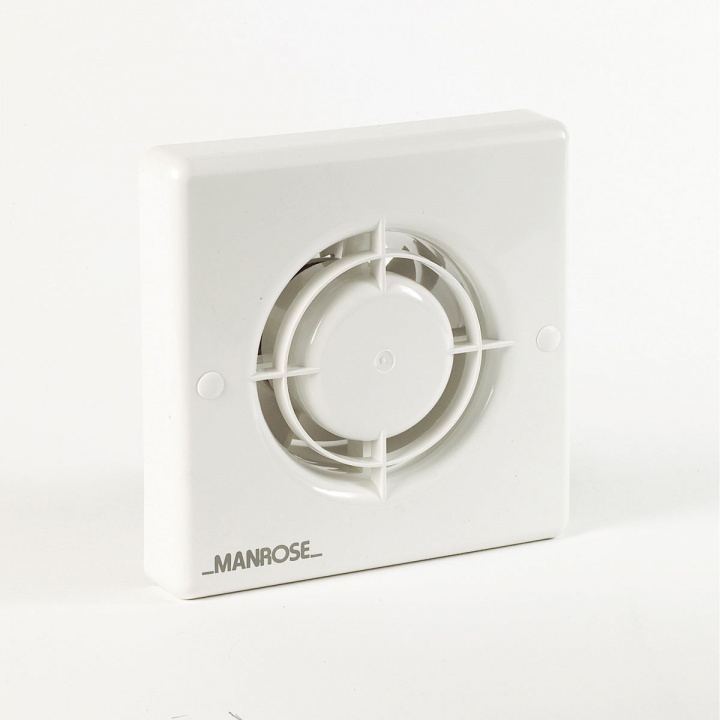 Manrose 100mm Quiet Wall Fan Timer Model