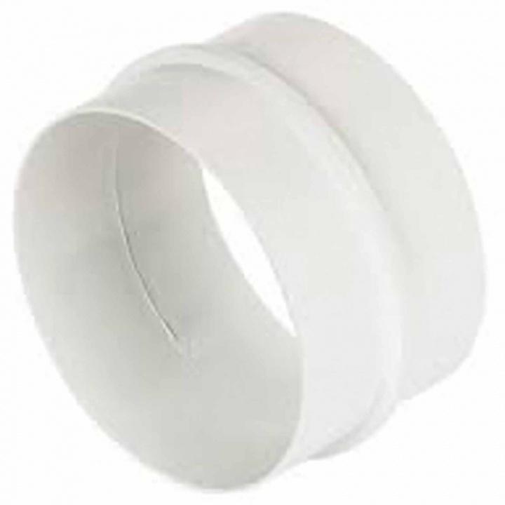Manrose 100mm Round Connector For PVC Or Aluminium Ducting