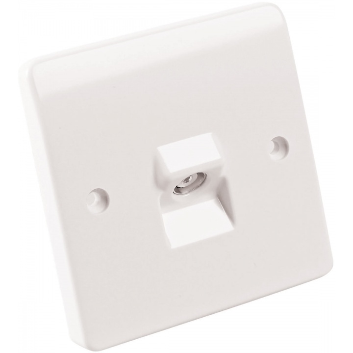 MK 1 Gang Coax / TV Outlet
