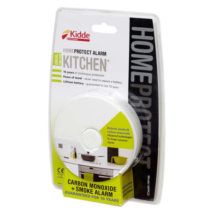 Kidde Kitchen Smoke And Carbon Monoxide Alarm 10 Year Sealed Unit