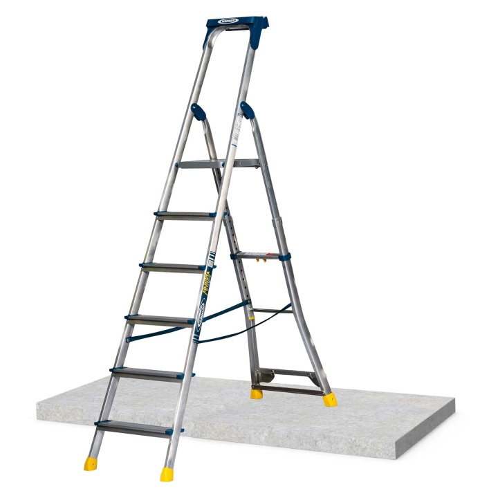 Werner Aluminium AdjustaStep PRO 6 Tread Step Ladder