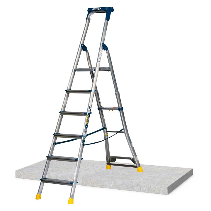 Werner Aluminium AdjustaStep PRO 6 Tread Step Ladder