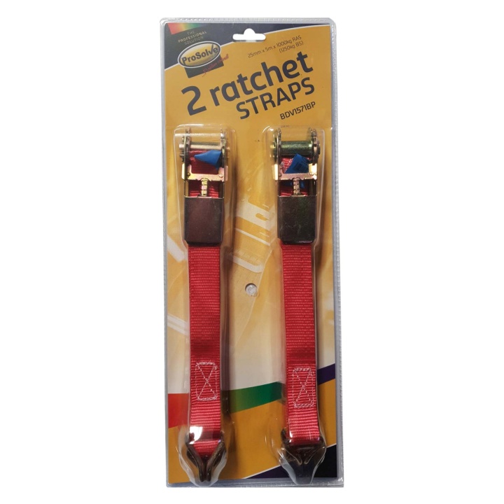Prosolve Ratchet Strap 5m x 25mm