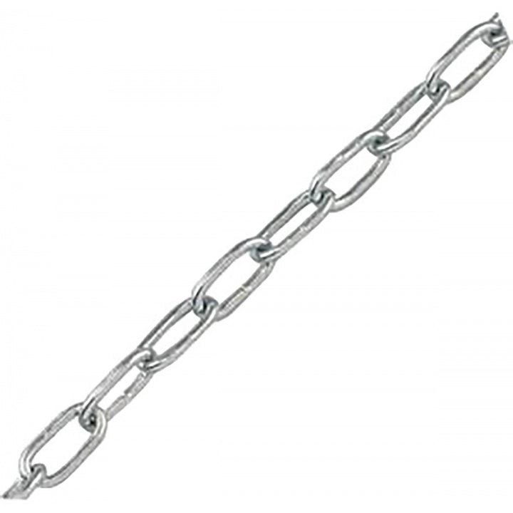 Welded Link Chain 4 x 32mm x 3m BZP