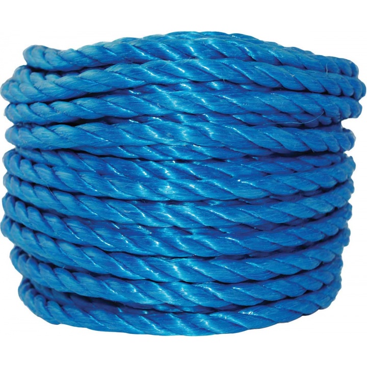 Twisted Polypropylene Blue Rope 8mm x 30m