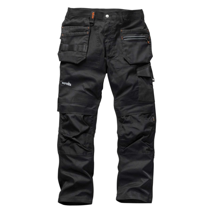 Scruffs Trade Flex Holster Shorts – Lightweight Slim Fit Workwear In Black Or Graphite