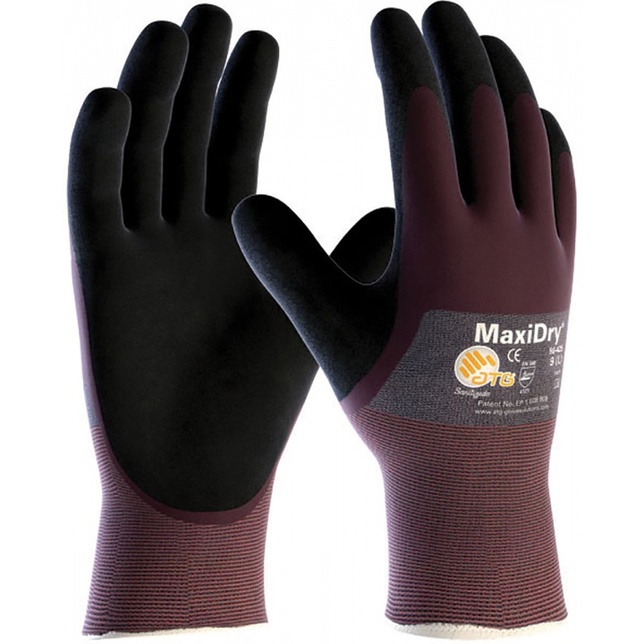 ATG Maxidry Gloves 3/4 Coated Size 9