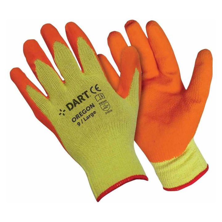 DART Orange Oregon Builders Gloves 