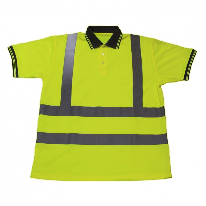 Hi Vis Yellow Polo Shirt L | Selco