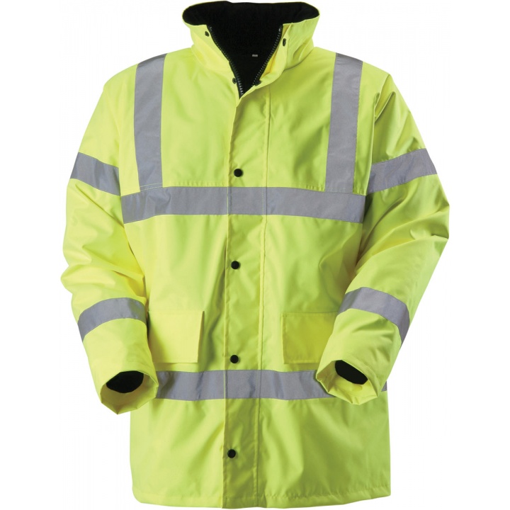 Hi-Vis Yellow Coat L