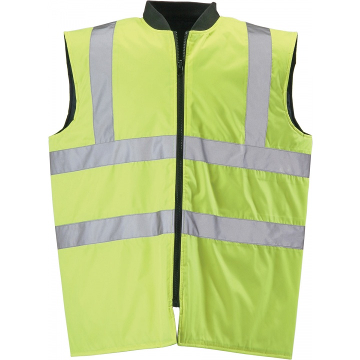 Hi-Vis Yellow Bodywarmer XL