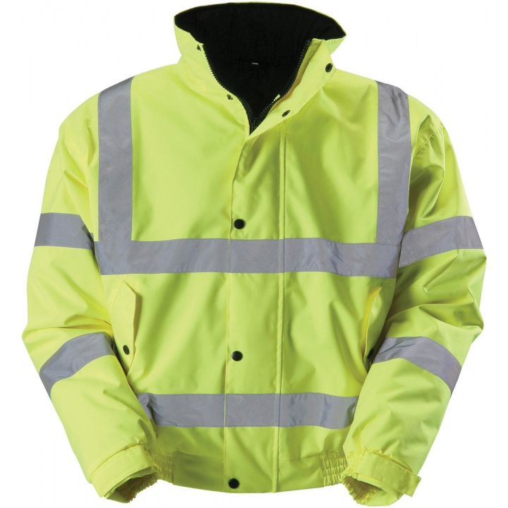 Hi-Vis Yellow Bomber Jacket L