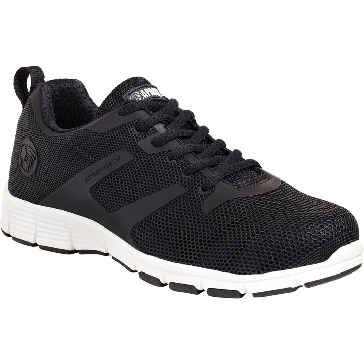Apache Vault Black Mesh Aluminium Toe Cap Trainer Size 8
