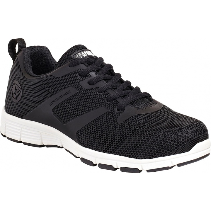 Apache Vault Black Mesh Aluminium Toe Cap Trainer Size 9