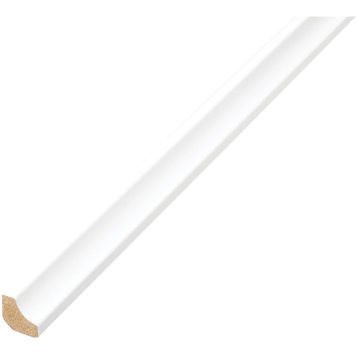 Scotia White Flooring Trim 15 x 15 x 2400mm Selco