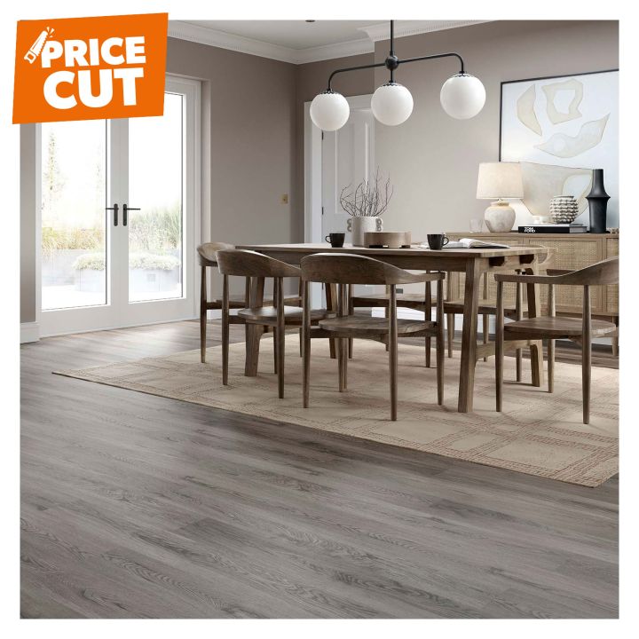 Woodpecker Trade Rigid Click Shade Oak SPC Vinyl Flooring With Integrated Underlay 2.065m²