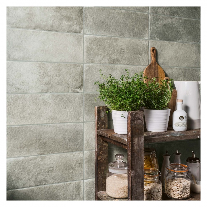 Harbour Glazed Breakwater Ceramic Wall Tile 150 x 400mm Selco