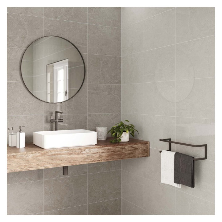 Pacific Gloss Dove Grey Ceramic Wall Tiles 300 x 450mm 0.81m²