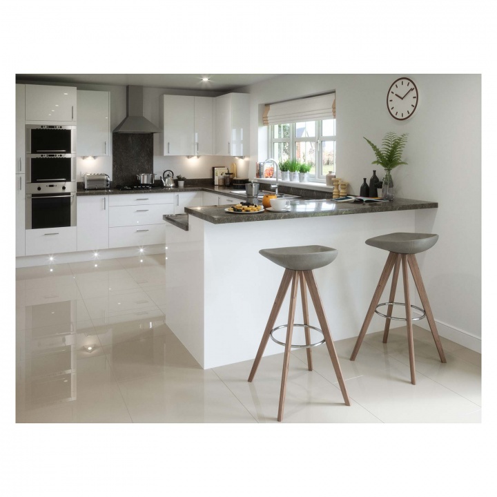Mineralia Ivory Polished Porcelain Floor Tile 600 x 600mm