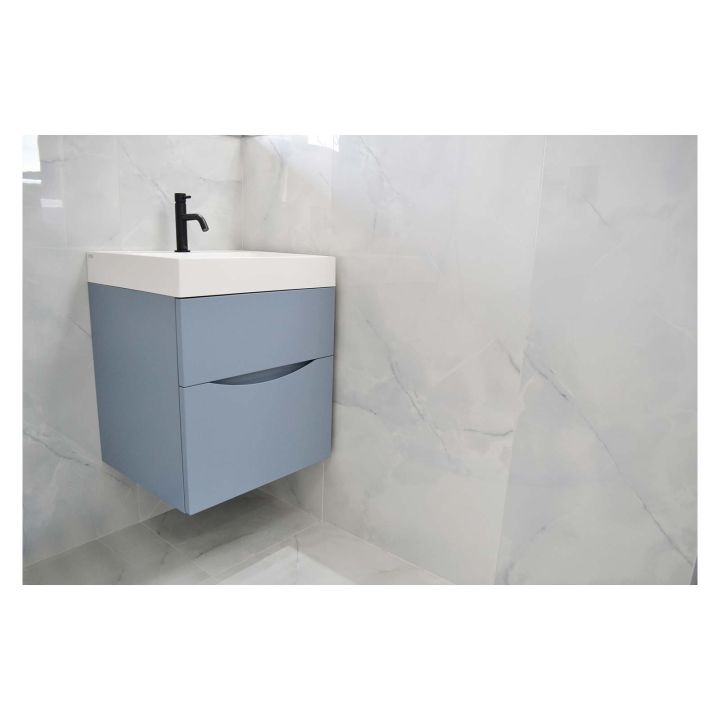 Silk Onyx Grey Porcelain Floor & Wall Tile 600 x 1200mm Pack of 2