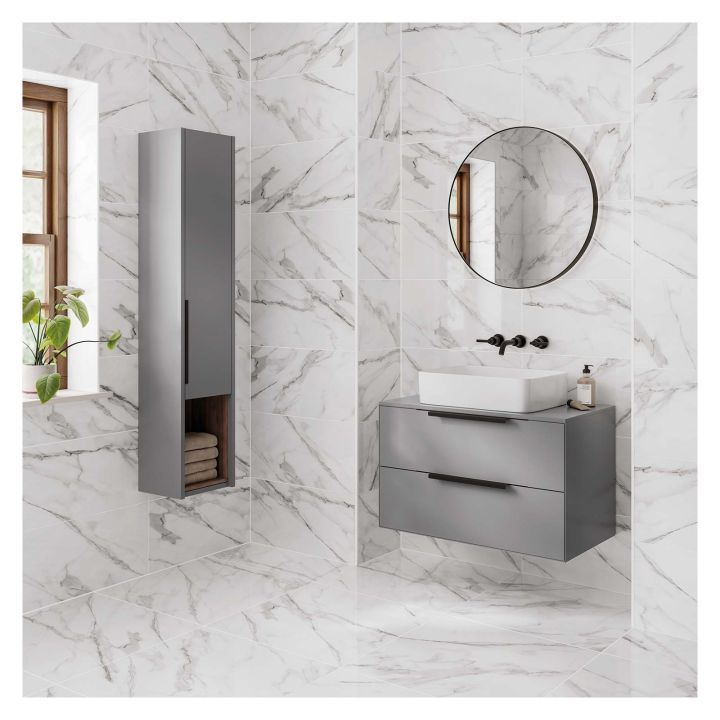 Straturio Marble Polished Porcelain Wall & Floor Tile 300 x 600mm