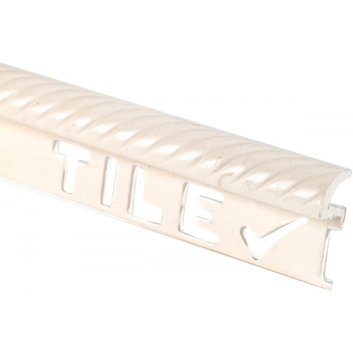 Soft Peach PVC Rope Profile Tile Trim 7mm x 2.5m