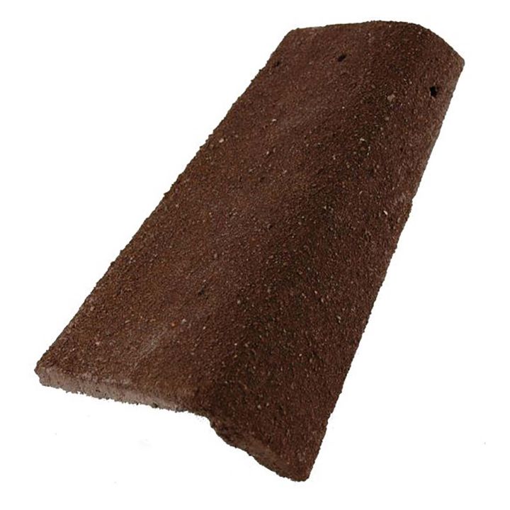 Redland Left Hand External Angle Tile Brown 265 x 165 x 83mm 