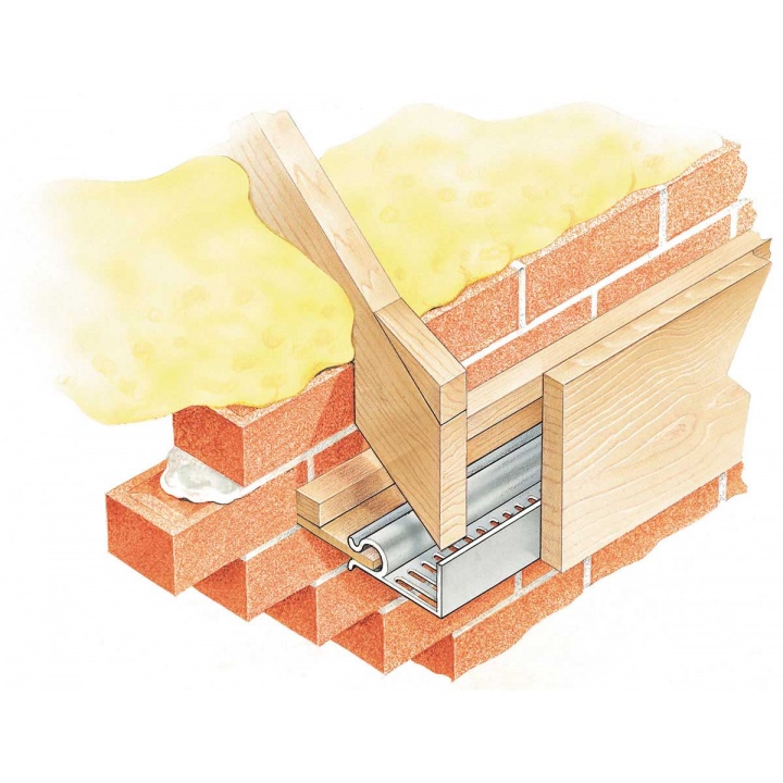 White Strip Soffit Ventilator