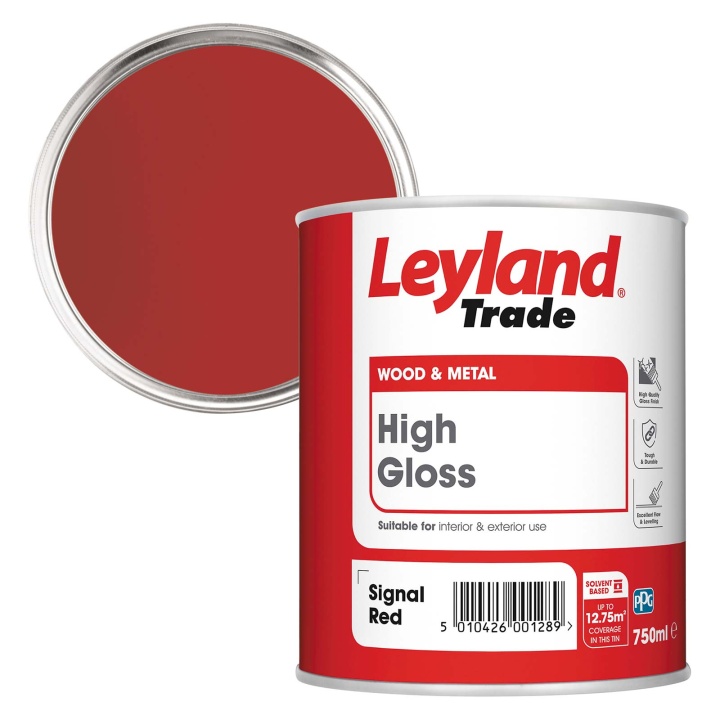 Leyland Trade High Gloss Signal Red 750ml Selco