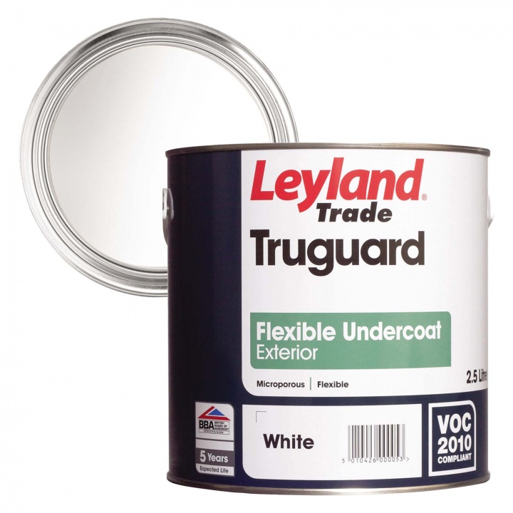 Leyland Truguard Flexible Exterior Undercoat White 2.5ltr